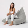Atelier Del Sofa Pyramid Big Bed Pouf - Fume